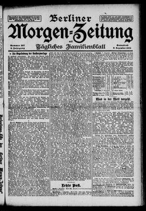 Berliner Morgen-Zeitung on Dec 8, 1894