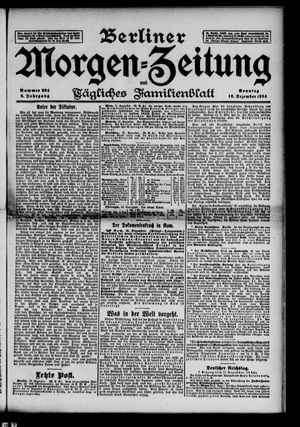 Berliner Morgenzeitung vom 16.12.1894