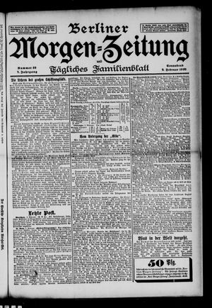 Berliner Morgen-Zeitung vom 02.02.1895
