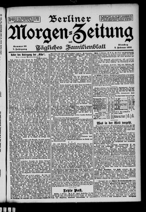 Berliner Morgenzeitung vom 05.02.1895