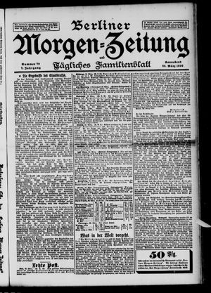 Berliner Morgenzeitung vom 23.03.1895