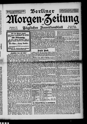 Berliner Morgenzeitung vom 28.03.1895