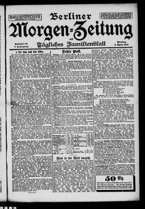 Berliner Morgenzeitung vom 05.04.1895