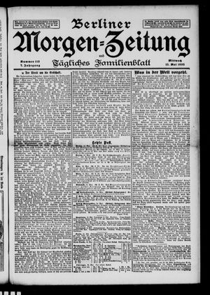 Berliner Morgenzeitung vom 15.05.1895
