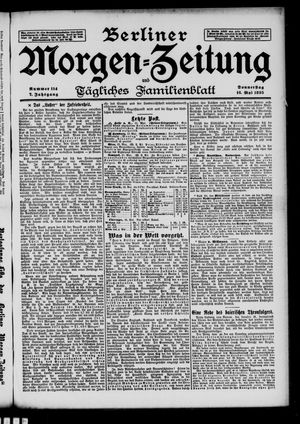 Berliner Morgenzeitung vom 16.05.1895
