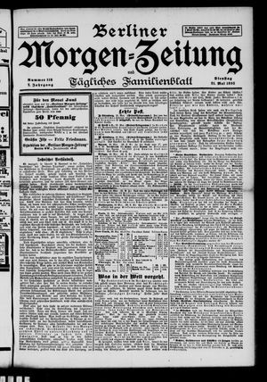 Berliner Morgen-Zeitung on May 21, 1895