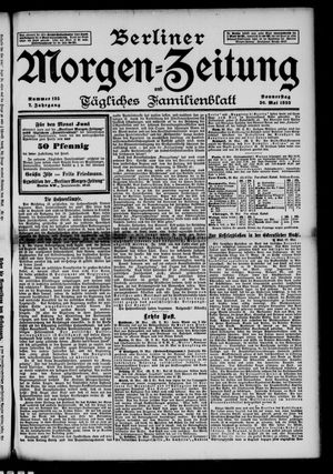 Berliner Morgen-Zeitung on May 30, 1895
