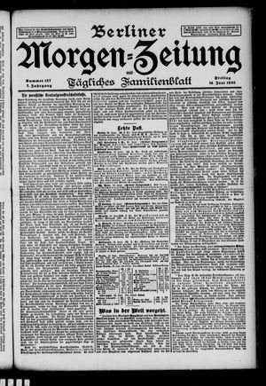 Berliner Morgen-Zeitung on Jun 14, 1895
