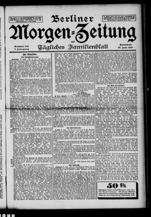 Berliner Morgen-Zeitung vom 22.06.1895