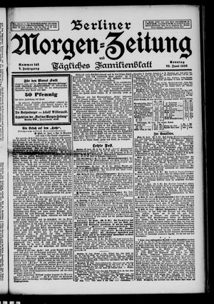 Berliner Morgen-Zeitung vom 23.06.1895
