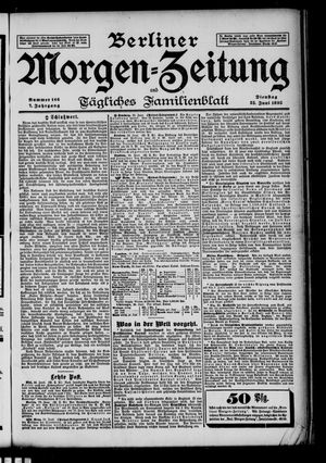 Berliner Morgen-Zeitung vom 25.06.1895