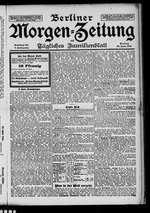 Berliner Morgen-Zeitung vom 28.06.1895