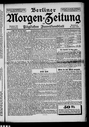 Berliner Morgen-Zeitung on Jun 29, 1895