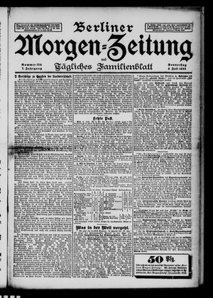 Berliner Morgen-Zeitung vom 04.07.1895