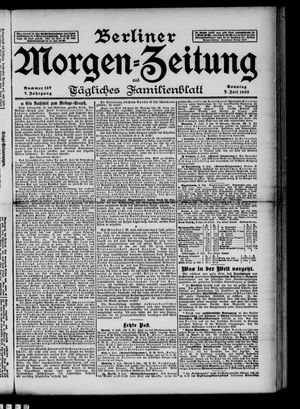 Berliner Morgen-Zeitung vom 07.07.1895