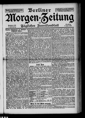 Berliner Morgen-Zeitung vom 09.07.1895