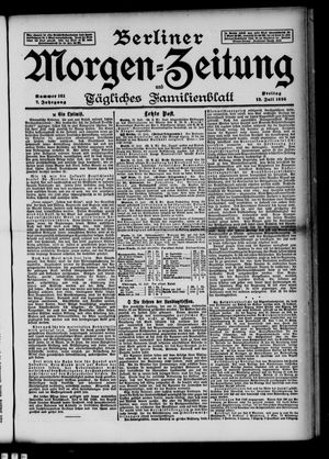 Berliner Morgen-Zeitung vom 12.07.1895