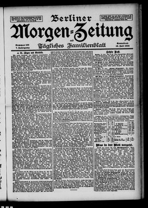 Berliner Morgen-Zeitung vom 13.07.1895