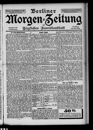 Berliner Morgen-Zeitung vom 23.07.1895