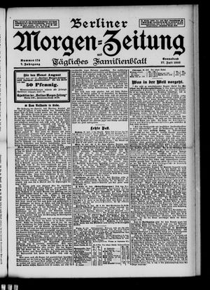 Berliner Morgen-Zeitung vom 27.07.1895