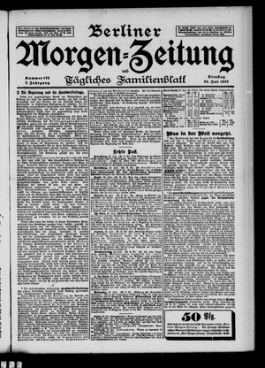 Berliner Morgen-Zeitung vom 30.07.1895