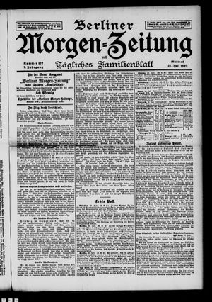 Berliner Morgen-Zeitung vom 31.07.1895