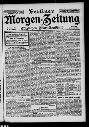 Berliner Morgen-Zeitung vom 04.08.1895