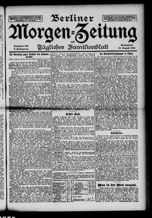 Berliner Morgen-Zeitung vom 10.08.1895