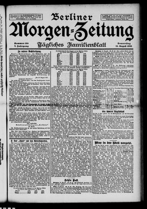 Berliner Morgen-Zeitung on Aug 15, 1895