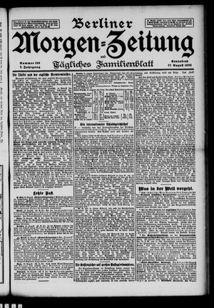 Berliner Morgen-Zeitung on Aug 17, 1895