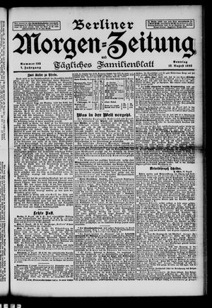Berliner Morgen-Zeitung vom 18.08.1895