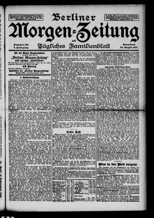 Berliner Morgen-Zeitung vom 24.08.1895