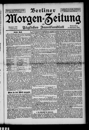 Berliner Morgen-Zeitung vom 05.09.1895