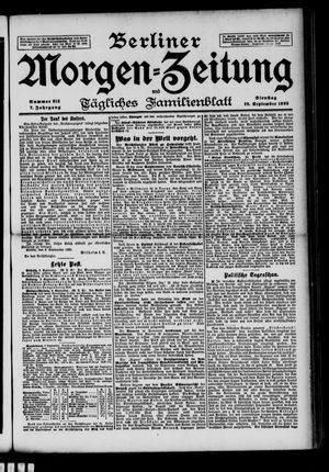 Berliner Morgen-Zeitung vom 10.09.1895