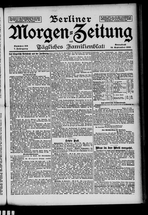 Berliner Morgen-Zeitung vom 14.09.1895