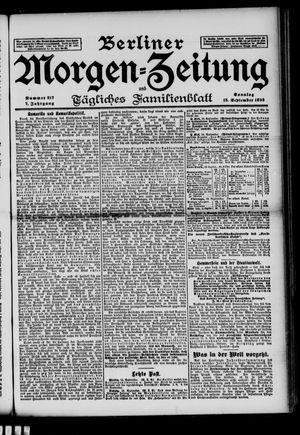 Berliner Morgen-Zeitung vom 15.09.1895