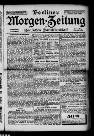 Berliner Morgen-Zeitung vom 03.10.1895