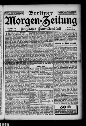 Berliner Morgen-Zeitung vom 06.10.1895