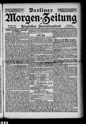 Berliner Morgen-Zeitung vom 13.10.1895