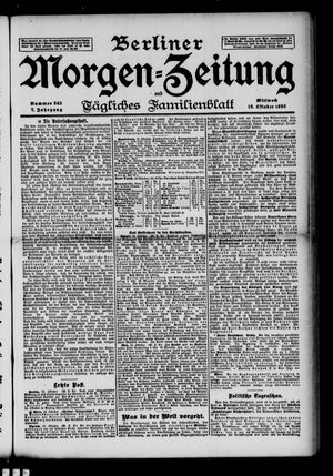 Berliner Morgen-Zeitung on Oct 16, 1895