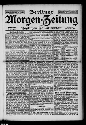 Berliner Morgen-Zeitung vom 19.10.1895