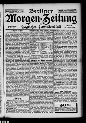 Berliner Morgen-Zeitung vom 23.10.1895