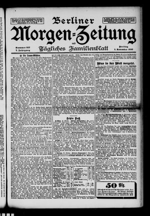 Berliner Morgen-Zeitung vom 01.11.1895