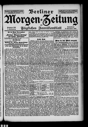 Berliner Morgen-Zeitung vom 02.11.1895
