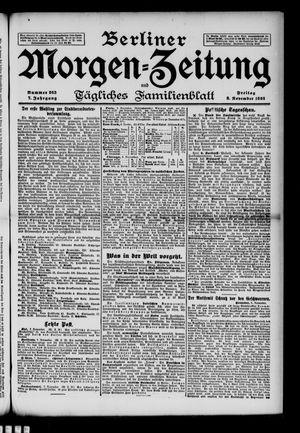 Berliner Morgen-Zeitung vom 08.11.1895