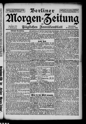 Berliner Morgen-Zeitung vom 16.11.1895