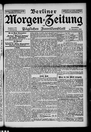 Berliner Morgen-Zeitung vom 23.11.1895