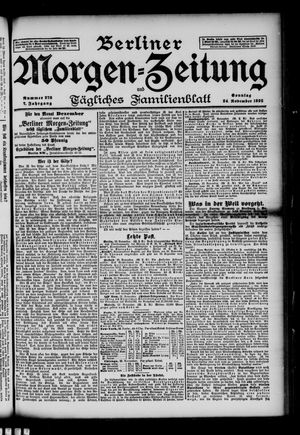 Berliner Morgen-Zeitung on Nov 24, 1895