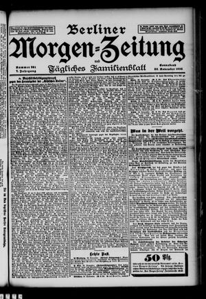 Berliner Morgen-Zeitung vom 30.11.1895