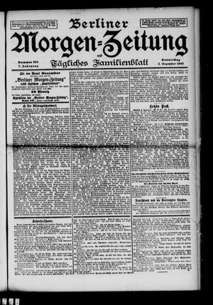 Berliner Morgen-Zeitung vom 05.12.1895